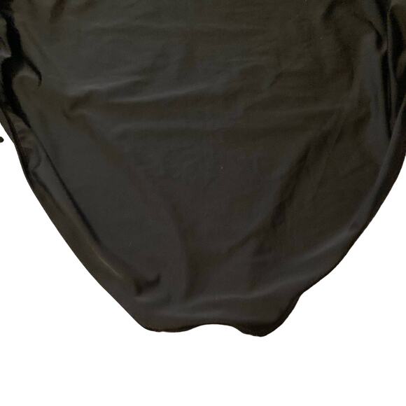 Terra & Sky Black High Waist Bikini Bottom 5X (32W-34W) Drawstring Tie Sides - Picture 12 of 14